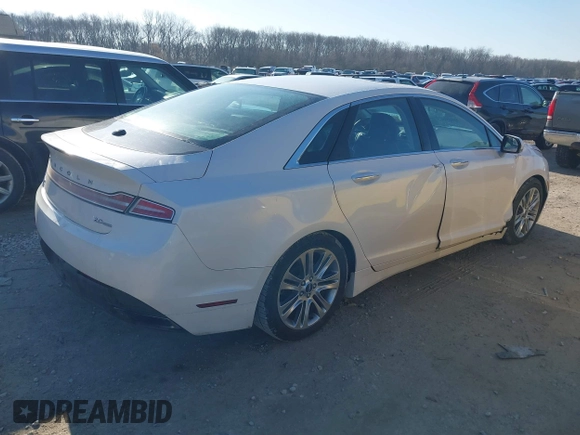 2013 Lincoln MKZ with VIN 3LN6L2G97DR822023, listed as a IAAI auction lot 41856396 with 129,056 mi miles and . Bid and sale history available at DreamBid. Image 4.