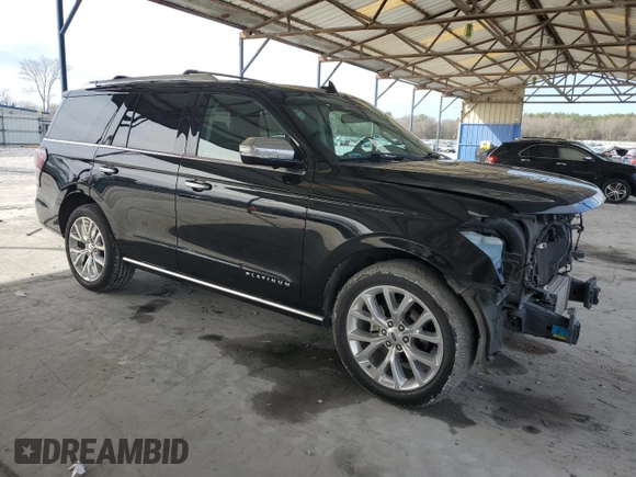 2018 Ford Expedition Platinum with VIN 1FMJU1LT7JEA02638, listed as a Copart auction lot 44244035 with 136,596 mi miles and Salvage Title. Bid and sale history available at carsss.com. Image 4.
