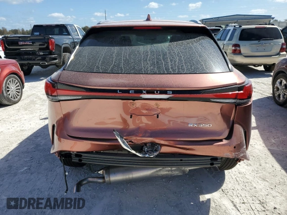 2024 Lexus RX with VIN 2T2BAMBA0RC034926, listed as a Copart auction lot 75637644 with 222 mi miles and Salvage Title. Bid and sale history available at carsss.com. Image 6.