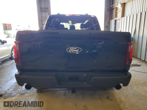 2024 Ford F-150 STX with VIN 1FTFW2L59RFA46030, listed as a Copart auction lot 53657205 with Not Provided miles and Salvage Title. Bid and sale history available at carsss.com. Image 6.
