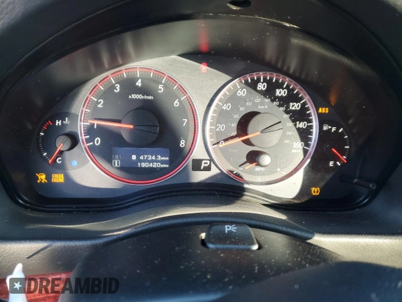 2009 Subaru Outback XT Ltd with VIN 4S4BP63C094323818, listed as a Copart auction lot 89281315 with 190,420 mi miles and Salvage Title. Bid and sale history available at carsss.com. Image 9.