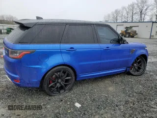 2019 Land Rover Range Rover Sport SVR with VIN SALWZ2SE2KA814838, listed as a Copart auction lot 45405035 with 74,674 mi miles and Salvage Title. Bid and sale history available at DreamBid. Image 3.