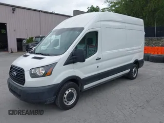 2019 Ford Transit with VIN 1FTYR2XM1KKB75460, listed as a IAAI auction lot 42682602 with 62,669 mi miles and . Bid and sale history available at DreamBid. Image 2.