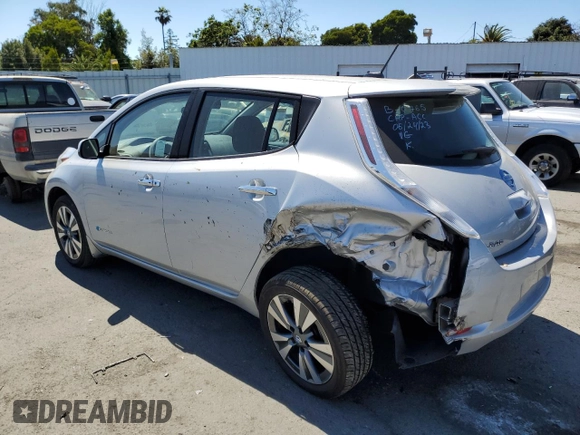 2017 Nissan LEAF SL with VIN 1N4BZ0CP8HC309870, listed as a Copart auction lot 57824983 with 49,123 mi miles. Bid and sale history available at carsss.com. Image 2.
