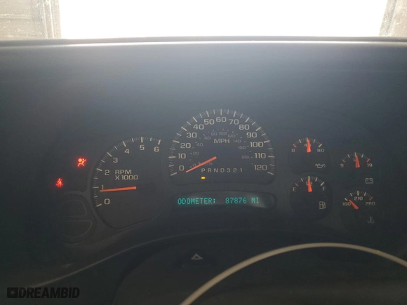 2006 Chevrolet Silverado 1500 Work Truck with VIN 3GCEC14X86G258958, listed as a Copart auction lot 52759495 with 87,876 mi miles and Salvage Title. Bid and sale history available at carsss.com. Image 9.