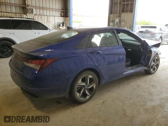 2023 Hyundai Elantra SEL with VIN KMHLS4AG8PU573611, listed as a Copart auction lot 53503735 with 13,237 mi miles and Salvage title. Bid and sale history available at DreamBid. Image 3.