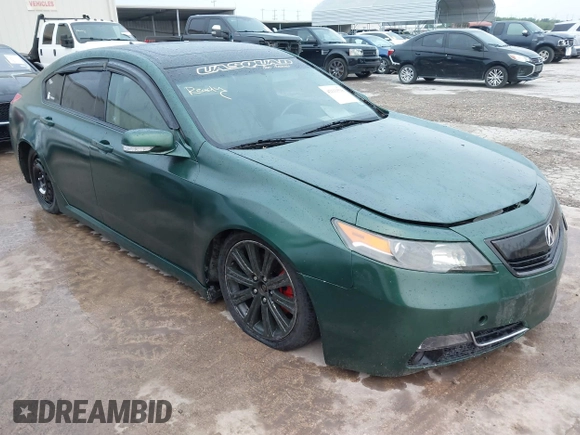 2012 Acura TL Tech Auto with VIN 19UUA9F56CA006245, listed as a IAAI auction lot 42111518 with 198,156 mi miles. Bid and sale history available at carsss.com. Image 1.