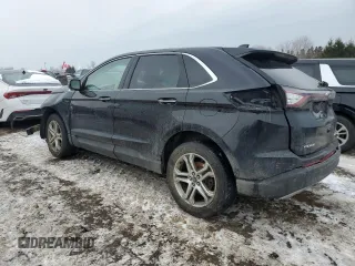 2017 Ford Edge Titanium with VIN 2FMPK4K95HBB65205, listed as a Copart auction lot 42029765 with 0 mi miles and Non Repairable. Bid and sale history available at carsss.com. Image 2.