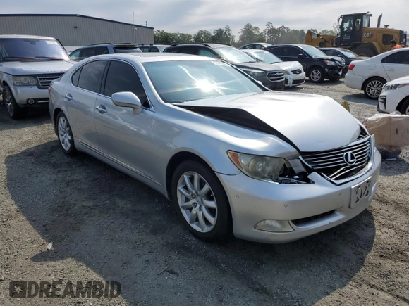 2007 Lexus LS 460 с VIN JTHBL46F575029007, выставлен на аукционе Copart как лот 57811295 с пробегом 117 619 миль миль и Списание • Salvage title. История ставок и продаж доступна на DreamBid. Изображение 4.