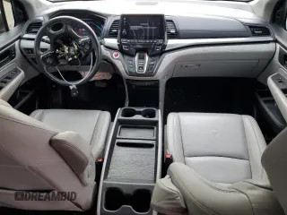 2020 Honda Odyssey EX-L with VIN 5FNRL6H77LB053111, listed as a Copart auction lot 46974065 with 71,246 mi miles and Salvage Title. Bid and sale history available at carsss.com. Image 8.