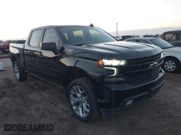 2021 Chevrolet Silverado 1500 RST with VIN 3GCUYEET7MG193386, listed as a IAAI auction lot 41363421 with 114,140 mi miles. Bid and sale history available at carsss.com. Image 1.