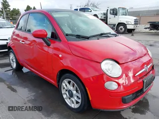 2013 FIAT 500 Pop z VIN 3C3CFFAR1DT745056, wystawiony jako IAAI lot #41662932 z przebiegiem 125 327 mil mil oraz . Historia ofert i sprzedaży dostępna na DreamBid. Obrazek 1.