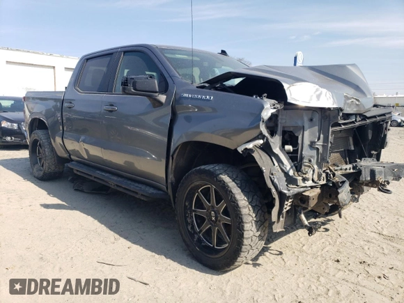 2020 Chevrolet Silverado 1500 LT with VIN 3GCUYDED0LG157850, listed as a Copart auction lot 47011635 with 159,643 mi miles and Salvage Title. Bid and sale history available at DreamBid. Image 4.