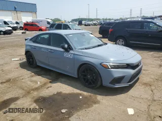 2023 Honda Civic Sport with VIN 2HGFE2F51PH510620, listed as a Copart auction lot 62756535 with 59,625 mi miles and Salvage title. Bid and sale history available at DreamBid. Image 4.