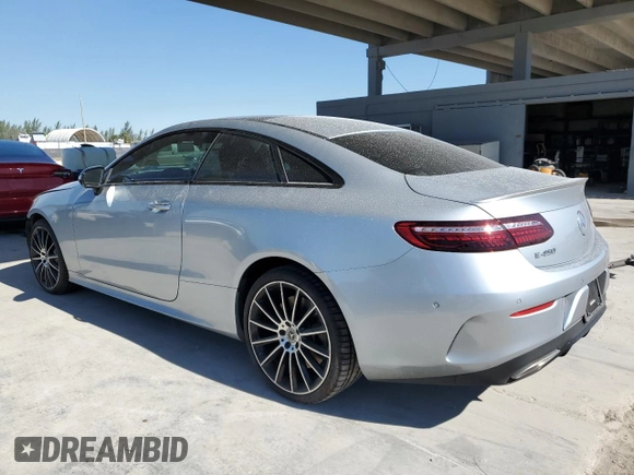 2022 Mercedes-Benz E 450 with VIN W1K1J5JB7NF186032, listed as a Copart auction lot 81662754 with 45,706 mi miles and Salvage title. Bid and sale history available at DreamBid. Image 2.