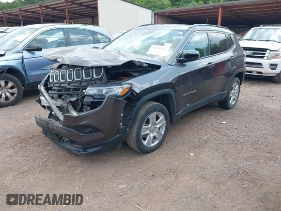 2022 Jeep Compass Latitude с VIN 3C4NJDBB3NT147304, выставлен на аукционе IAAI как лот 42420712 с пробегом 44 768 миль миль и . История ставок и продаж доступна на DreamBid. Изображение 2.
