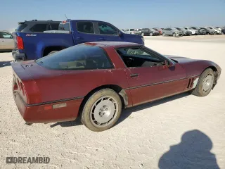 1986 Chevrolet Corvette with VIN 1G1YY0789G5118657, listed as a Copart auction lot 77743794 with 97,673 mi miles and Salvage Title. Bid and sale history available at carsss.com. Image 3.