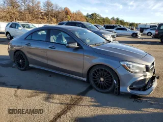 2017 Mercedes-Benz CLA 250 with VIN WDDSJ4GB1HN434615, listed as a Copart auction lot 43185044 with 139,654 mi miles and . Bid and sale history available at DreamBid. Image 4.