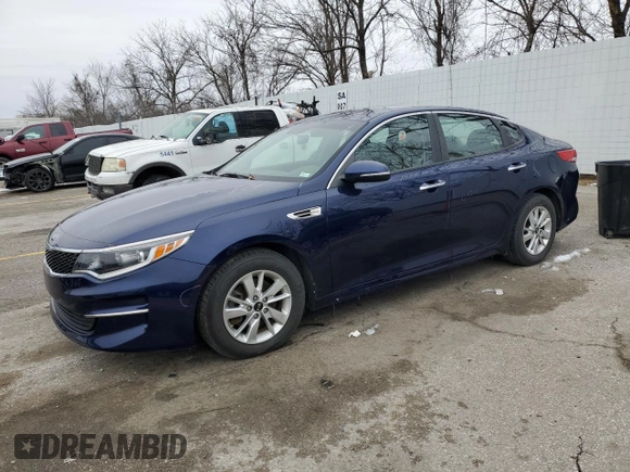 2017 Kia Optima LX with VIN 5XXGT4L39HG172248, listed as a Copart auction lot 45680235 with 90,351 mi miles and Clean title. Bid and sale history available at DreamBid. Image 1.