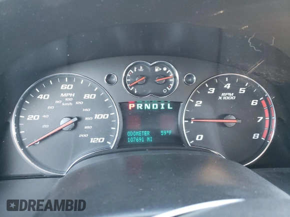 2007 Chevrolet Equinox LT with VIN 2CNDL63F076227293, listed as a Copart auction lot 86769054 with 107,691 mi miles and Salvage Title. Bid and sale history available at carsss.com. Image 9.