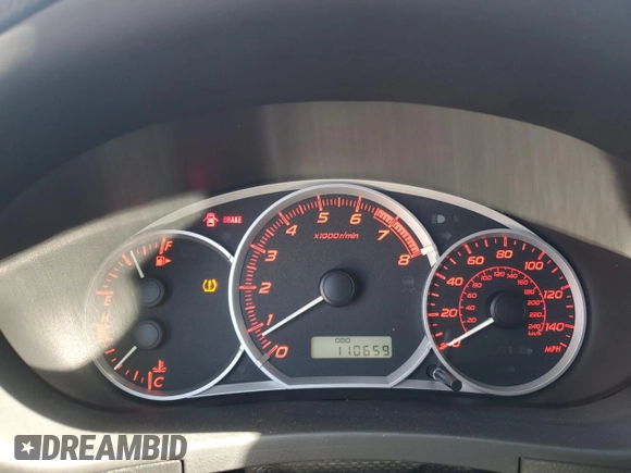 2011 Subaru WRX WRX with VIN JF1GV7E69BG510014, listed as a Copart auction lot 50559885 with 110,659 mi miles and Salvage title. Bid and sale history available at DreamBid. Image 9.