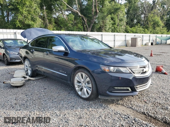 2017 Chevrolet Impala Premier with VIN 2G1145S34H9146294, listed as a Copart auction lot 59054975 with 115,128 mi miles and Salvage title. Bid and sale history available at DreamBid. Image 4.