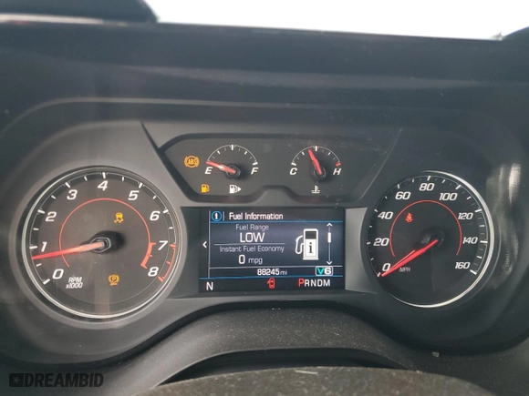 2019 Chevrolet Camaro 1LT with VIN 1G1FB1RS3K0152428, listed as a Copart auction lot 44395735 with 88,245 mi miles and Salvage Title. Bid and sale history available at carsss.com. Image 9.