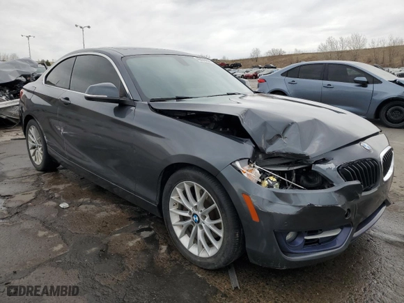 2016 BMW 2 Series 228i with VIN WBA1F9C54GV544414, listed as a Copart auction lot 49633265 with 88,985 mi miles and Salvage Title. Bid and sale history available at carsss.com. Image 4.