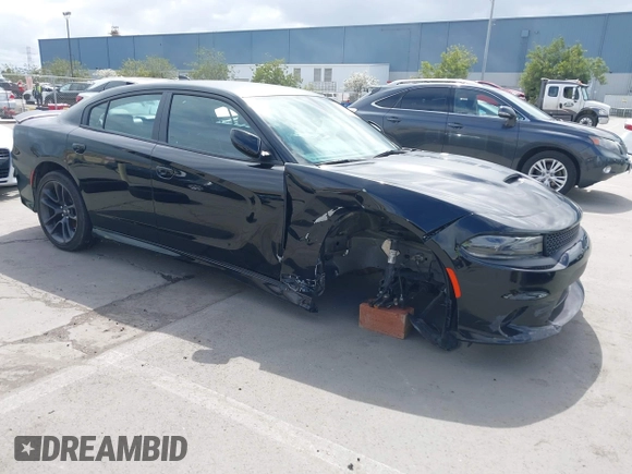 2021 Dodge Charger R/T with VIN 2C3CDXCT4MH651945, listed as a IAAI auction lot 41861896 with 25,569 mi miles and . Bid and sale history available at carsss.com. Image 1.