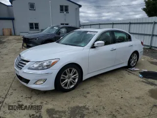 2014 Hyundai Genesis 3.8L z VIN KMHGC4DD2EU262074, wystawiony jako Copart lot #52963305 z przebiegiem 90 948 mil mil oraz Szkoda całkowita • Salvage title. Historia ofert i sprzedaży dostępna na DreamBid. Obrazek 1.