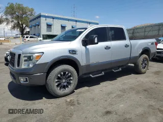 2017 Nissan Titan XD PRO-4X with VIN 1N6BA1F45HN525928, listed as a Copart auction lot 55773415 with 100,295 mi miles and Clean Title. Bid and sale history available at carsss.com. Image 1.