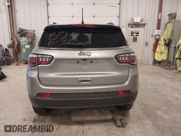 2019 Jeep Compass Limited with VIN 3C4NJDCB0KT656468, listed as a IAAI auction lot 42221300 with 105,115 mi miles and . Bid and sale history available at DreamBid. Image 16.