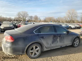 2012 Volkswagen Passat SE with VIN 1VWBP7A31CC075473, listed as a Copart auction lot 42521505 with 286,113 mi miles and Salvage Title. Bid and sale history available at carsss.com. Image 3.
