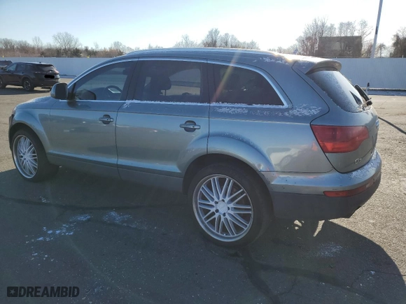 2007 Audi Q7 Premium with VIN WA1BV94L67D046626, listed as a Copart auction lot 82794274 with 196,023 mi miles and Salvage Title. Bid and sale history available at carsss.com. Image 2.