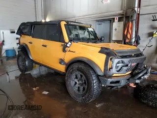 2021 Ford Bronco with VIN 1FMEE5DH6MLA64578, listed as a Copart auction lot 86190584 with 75,313 mi miles and Salvage Title. Bid and sale history available at carsss.com. Image 4.