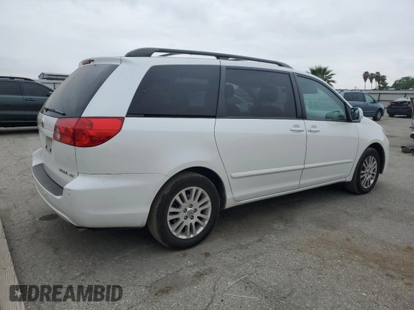 2008 Toyota Sienna XLE with VIN 5TDZK22C18S193000, listed as a Copart auction lot 53307935 with 87,185 mi miles and Clean Title. Bid and sale history available at carsss.com. Image 3.