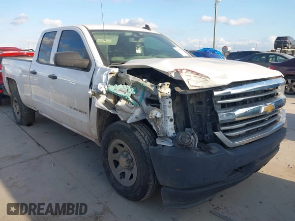 2017 Chevrolet Silverado 1500 Work Truck with VIN 1GCVKNEC6HZ335156, listed as a IAAI auction lot 41169972 with 197,944 mi miles. Bid and sale history available at carsss.com. Image 1.