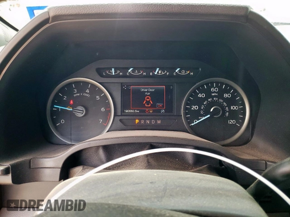 2019 Ford F-150 XL with VIN 1FTFW1E54KKD29729, listed as a Copart auction lot 58382615 with 190,550 mi miles and Clean title. Bid and sale history available at DreamBid. Image 9.