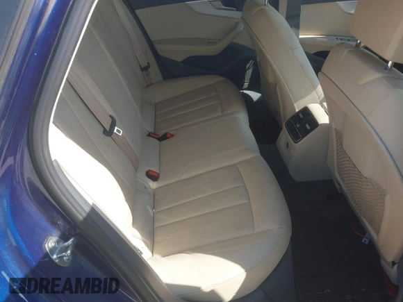 2018 Audi A4 Premium Plus with VIN WAULMAF47JN002184, listed as a IAAI auction lot 40038594 with 164,561 mi miles. Bid and sale history available at carsss.com. Image 8.