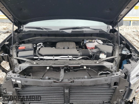 2024 Chevrolet Silverado 1500 Custom with VIN 3GCPDBEK8RG158264, listed as a Copart auction lot 46501385 with 2,382 mi miles and Salvage Title. Bid and sale history available at DreamBid. Image 11.