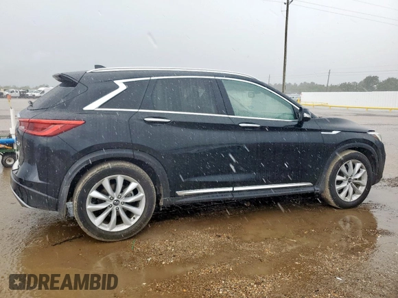 2019 Infiniti QX50 Essential with VIN 3PCAJ5M11KF125689, listed as a Copart auction lot 63862715 with 53,665 mi miles and Salvage title. Bid and sale history available at DreamBid. Image 3.