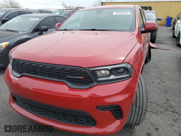 2022 Dodge Durango GT Plus with VIN 1C4RDHDG1NC102530, listed as a Copart auction lot 49162635 with 32,490 mi miles and Salvage Title. Bid and sale history available at DreamBid. Image 5.