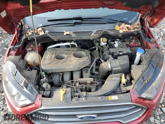 2018 Ford EcoSport SES with VIN MAJ6P1CL8JC174244, listed as a Copart auction lot 80686094 with 106,376 mi miles and Salvage Title. Bid and sale history available at DreamBid. Image 12.