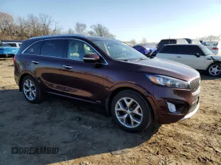 2018 Kia Sorento SX with VIN 5XYPKDA58JG400846, listed as a Copart auction lot 46552055 with 48,677 mi miles and Salvage Title. Bid and sale history available at DreamBid. Image 4.
