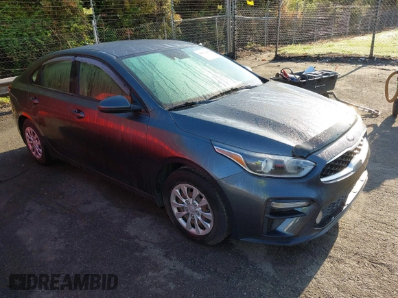 2020 Kia Forte LXS with VIN 3KPF24AD0LE173705, listed as a IAAI auction lot 41971096 with 164,572 mi miles. Bid and sale history available at carsss.com. Image 1.