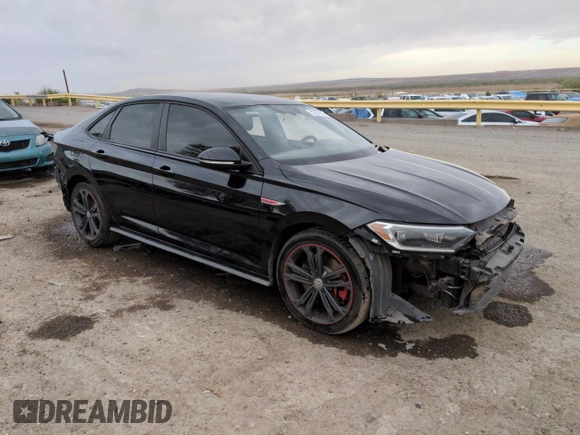 2019 Volkswagen Jetta GLI S z VIN 3VW6T7BU7KM177605, wystawiony jako Copart lot #52334375 z przebiegiem 97 162 mil mil oraz Szkoda całkowita • Salvage title. Historia ofert i sprzedaży dostępna na DreamBid. Obrazek 4.