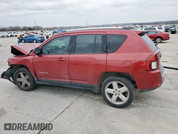 2014 Jeep Compass High Altitude with VIN 1C4NJCEA3ED912207, listed as a Copart auction lot 46039205 with 139,669 mi miles and Salvage Title. Bid and sale history available at carsss.com. Image 2.