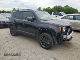 2021 Jeep Renegade 80th Anniversary with VIN ZACNJDBB2MPM96425, listed as a Copart auction lot 58509735 with 20,518 mi miles and Salvage title. Bid and sale history available at DreamBid. Image 4.