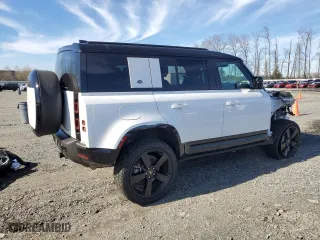 2024 Land Rover Defender X-Dynamic SE with VIN SALE2EEU7R2304560, listed as a Copart auction lot 47062695 with 5,495 mi miles and Salvage Title. Bid and sale history available at carsss.com. Image 3.