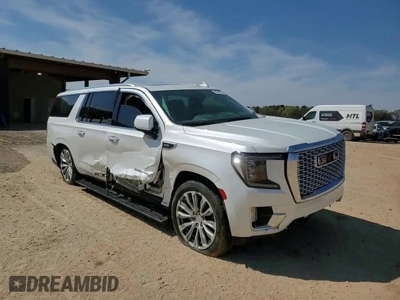 2022 GMC Yukon XL Denali with VIN 1GKS2JKL8NR192940, listed as a Copart auction lot 50654785 with 70,962 mi miles and Salvage Title. Bid and sale history available at carsss.com. Image 14.